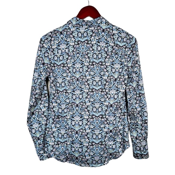 LIBERTY FABRIC x J.CREW The Perfect Shirt in Sea Grass Floral Print - Picture 4 of 8